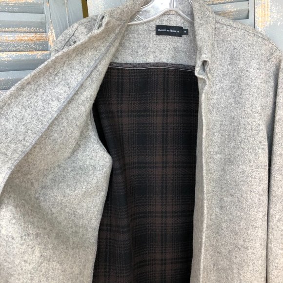 Raised By Wolves x Woolrich Plaid Contrast Button Shirt Sz M Unisex - Picture 15 of 15